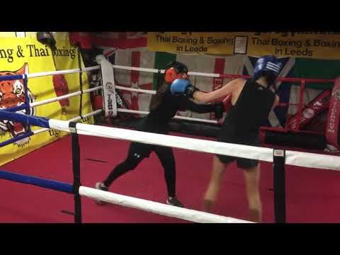 Leeds University Ladies Boxing Sparring Training